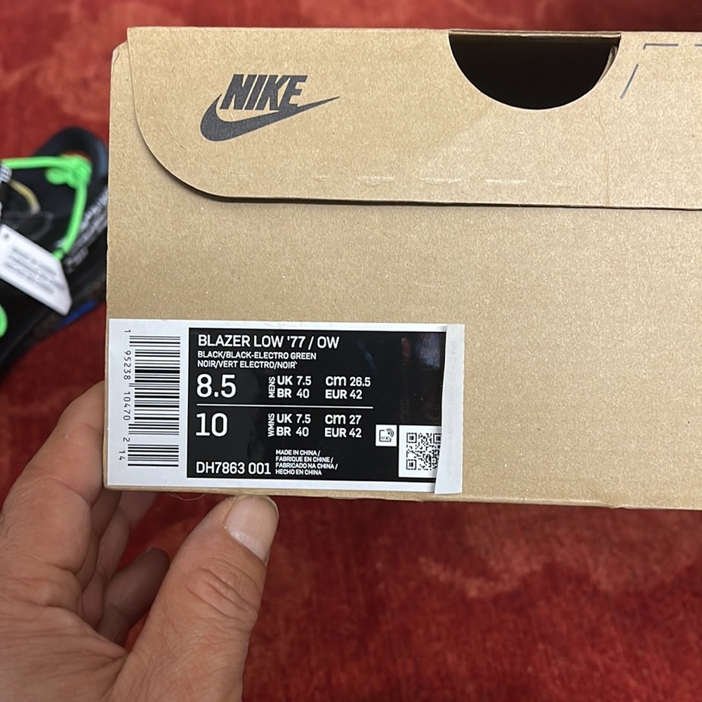 OFF-WHITE X BLAZER LOW 'BLACK' - Picture 13 of 13